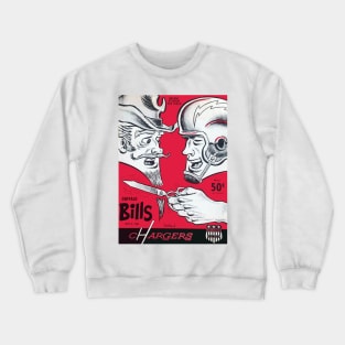 Vintage Buffalo Bills Away Game Program Crewneck Sweatshirt